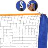 Convenient Badminton Net, Children's Volleyball Football Tennis Net Set, with Steel Frame Bracket, Free-Standing and Carrying Bag, Suitable for Indoor and Outdoor Courts, Benches, Runways, Gyms view 2