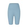 NineFit Basics Biker Shorts Women Plus Size High Waisted Tummy Control Gym Workout Running Athletic Shorts with Pockets Light Blue, XX-Large view 3
