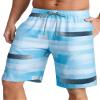 APTRO Men's Quick Dry Swim Trunks 9" Bathing Suit Breathable Board Shorts Summer Beach Swimwear Ha01 Blue 5X view 2