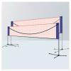 10ft Portable Badminton Net Tennis Net for Soccer, Pickleball, Kids Volleyball Indoor for Outdoor Court Backyard Beach Games view 1
