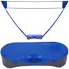 Portable Badminton Net Set, with Freestanding Base, Sets Up On Any Surface, No Tools Required, Tennis Volleyball Outdoor Backyard-Blue view 1