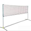 Badminton Net 6m, Badminton Net for Garden with Poles, Portable Net Frame with Storage Bag, Easy to Assemble and Disassemble