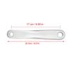 170mm Bikes Crank Arm Bikes Left Crank Bikes Crankset Bikes Crankset Arm Crank Arm Replacement Bikes Pedal Arm for City Bikes Folding Bikes Road Bikes Exercise Bikes (Square Silver) view 4