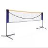 10.2ft Portable Badminton Net Tennis Net for Soccer, Pickleball, Kids Volleyball Indoor Adjustable Height 2.46ft to 5.09ft for Outdoor Court Backyard Beach Games (Size : L 610cm) view 1