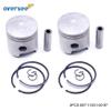 OVERSEE 6B4 Crankshaft & Power Head Rebuild Kit for Yamaha Outboard Motor 2T E 9.9 15HP 2 Cyl E15DMH, metallochrome view 4