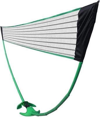 Portable Badminton Net Set Home Simple Folding Mobile Badminton Volleyball Net Rack Outdoor Indoor Backyard Lawn Beach Stand Training Venue
