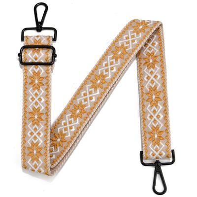 Black Hardware Purse Strap Adjustable Replacement Belts Wide Bag Straps for Canvas Crossbody Purses Messenger Bags Shoulder Handbags