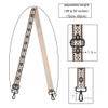Black Hardware Purse Strap Adjustable Replacement Belts Wide Bag Straps for Canvas Crossbody Purses Messenger Bags Shoulder Handbags view 3