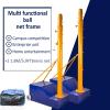 Volleyball net Volleyball/Badminton Stand with Increase Stable Base,Portable Wheels Indoor & Outdoor Use Indoor Gym view 2