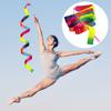 2 Pcs Multi-color Dance Ribbons, 78.7 Inch Sparkling Dance Ribbon Streamer, Rhythmic Gymnastics Ribbon with Wand, Twirling Dancing Ribbons, for Kids Girls Adults Talent Shows Artistic Dancing Training view 2