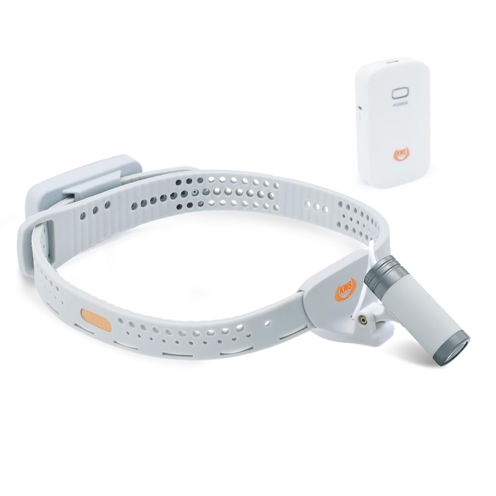 Castanai White 5W High Brightness Headband Lights Ultra-Light Adjustable Two Gears LED Headlight Lamp KD-205AY-4