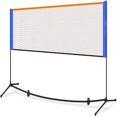 Portable Badminton Net Set Foldable Tennis Volleyball Pickleball with Stand Height Adjustment u200bTraining Ground for Backyard Lawn Beach, 3.1M