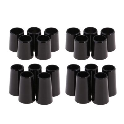 NineFit Basics 20 Pieces Premium Replacement Golf Shaft Wood Irons Ferrules Adapter Sleeve, As described, Black