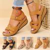 Generic Orthopedic Shoes for Women Fashion, Womens Walking Sandals with Arch Support Anti-Slip Comfortable Sandals Platform Sandals, 7.5 Wide, Yellow view 4