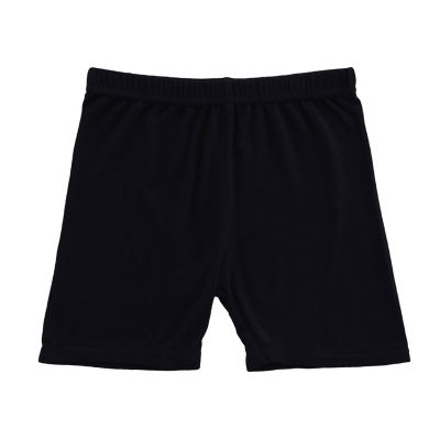 2 Pack Girls Solid Pull-On Bike Shorts Cartwheel Shorts for Girls Toddler Biker Under Dress Dance (Black, 5-6 Years)