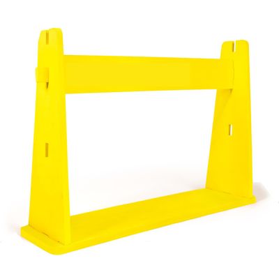 FORZA METIS Junior Foam Hurdles [Set of 4]  Adjustable Speed Training Hurdles for Young Athletes  Choice of 4 Vibrant Colors (Yellow)