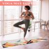 Abstract Mountains Yoga Towel for Hot Yoga Non Slip, Yoga Mat Towel Absorbent Yoga Sweat Towel Microfiber Hot Yoga Towel for Bikram Pilates Fitness Snow Peaks Oil Painting 26"x74" view 2
