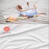 Abstract Mountains Yoga Towel for Hot Yoga Non Slip, Yoga Mat Towel Absorbent Yoga Sweat Towel Microfiber Hot Yoga Towel for Bikram Pilates Fitness Snow Peaks Oil Painting 26"x74" view 4