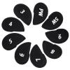 NineFit Basics 9 Pieces Golf Iron Headcovers Set Portable Neoprene Golf view 1