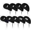NineFit Basics 9 Pieces Golf Iron Headcovers Set Portable Neoprene Golf view 2