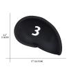 NineFit Basics 9 Pieces Golf Iron Headcovers Set Portable Neoprene Golf view 4