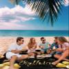 Beach Blanket Waterproof Sandproof Beach Mat,Black Gold Love Balloon Birthday Cake Picnic Blankets with Sand Pockets and Stakes,Golden Star Firework Outdoor Pad for Seaside,Travel,Camping,Hiking view 3