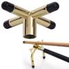 Bridge Head, Metal Anti-Slip Coated Billiards Snooker Pool Cue Cross Rest Bridge Head Holder Billiard Accessory for Pool Table(Cross Type with Plastic Particle) view 3