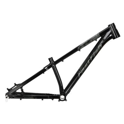 MirOdo Bike Hardtail Frame 26/27.5 Inch Universal Aluminum Alloy Bike Frame Mountain Bike Dirt Jump Climbing XC Frame BB 68mm Disc Brake Thru Axle 12 * 142mm (Color : Black, Size : 26/27.5")