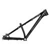 MirOdo Bike Hardtail Frame 26/27.5 Inch Universal Aluminum Alloy Bike Frame Mountain Bike Dirt Jump Climbing XC Frame BB 68mm Disc Brake Thru Axle 12 * 142mm (Color : Black, Size : 26/27.5") view 1