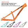 MirOdo Bike Hardtail Frame 26/27.5 Inch Universal Aluminum Alloy Bike Frame Mountain Bike Dirt Jump Climbing XC Frame BB 68mm Disc Brake Thru Axle 12 * 142mm (Color : Black, Size : 26/27.5") view 2