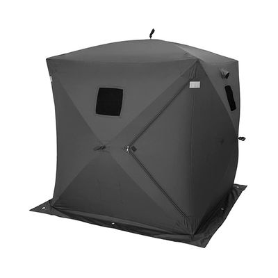 2-3 Pereson Ice Fishing Shelter Tent 300D Oxford Fabric Portable Waterproof Ice Fish Shelter for Outdoor Ice Fishing Tent, 147X147X165CM