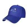 Kitesurfing Heartbeat Hat Adjustable Sandwich Peaked Cap Outdoor Sports Baseball Cap Trucker Cap Blue view 1