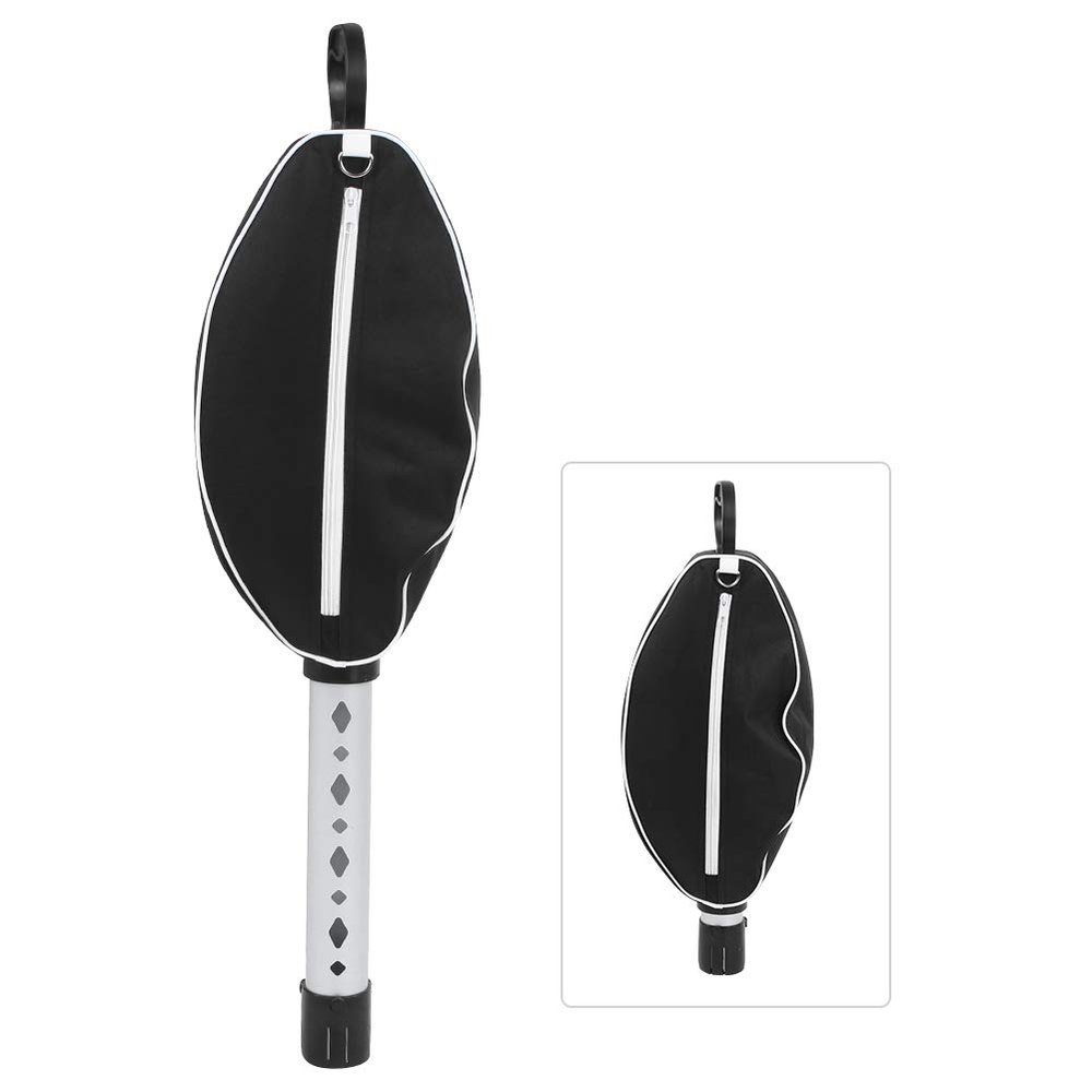 shenruifa Telescopic Aluminium Tube Ball Shag Bag Retriever Pick Up 80 Balls Holder Collector for Outdoor Sports Supplies