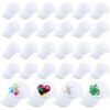 28 Pack Adult DIY Baseball Caps Bulk White Blank Baseball Hat Adjustable Sport Ball Cap for Men Women Running Fishing Travel view 1