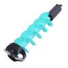 Electric Ice Auger, Ice Fishing Auger Electric Drill Nylon Floating Auger with 2 Blades and Locating Device 6 Inch Rotating Diameter view 2
