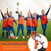 Youth Soccer Shin Guards for Kids Child Calf Protective Gear Soccer Equipment Soccer Shin Pads Calf Sleeves Protection for 3-5,5-10,10-15 Years Old Boys Girls Children (Orange, S 3-5 Years Old) view 4