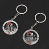 2pcs Spain valencia keychain, Valencia buildings tourist souvenir key ring, Spain special travel oil dripping metal alloy keychain view 2
