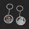 2pcs Spain valencia keychain, Valencia buildings tourist souvenir key ring, Spain special travel oil dripping metal alloy keychain view 3