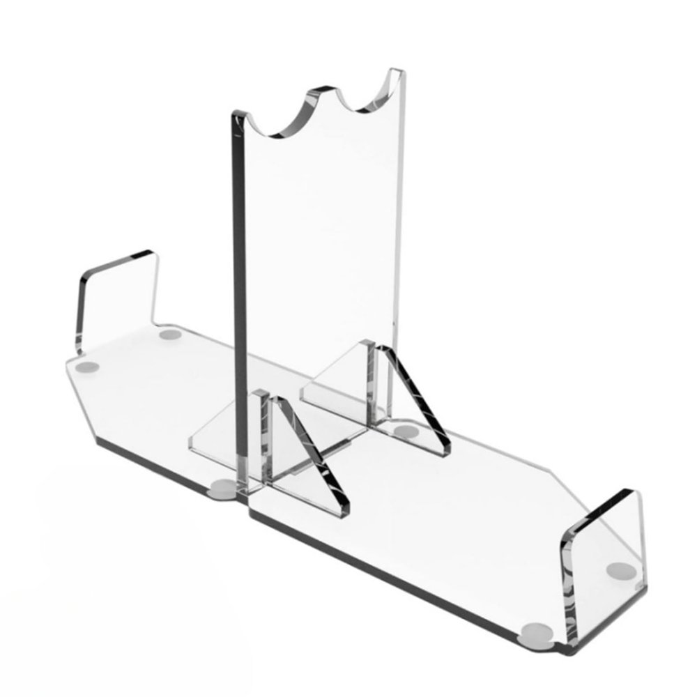 XANHOY Decorative Sword Display Stand Acrylic Lightsaber Holder Horizontallly Tabletop Holders Decorative Sword Display Holder Lightsaber Display Stand
