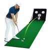 JINEKU Portable Foldable Indoor Golf Chipping Training Net, Putting Practice Set, Adult Golf Gift Set for Home Office and Outdoors, 300 x 66 cm view 1