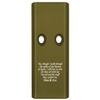 NDZ Performance MOS Optic Cover Plate for Glock Gen 4 & 5  Aluminum  Fits G17 G19 G22 G23 G34 G35 G40 G41 G45 G47  ODG  Bible Psalm 23:4  Made in USA view 1