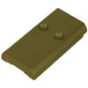 NDZ Performance MOS Optic Cover Plate for Glock Gen 4 & 5  Aluminum  Fits G17 G19 G22 G23 G34 G35 G40 G41 G45 G47  ODG  Bible Psalm 23:4  Made in USA view 2