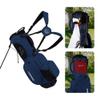 Stripebird Golf Stand Bag with Hub for Magnets (Blue) - 4 Way Full-Length Dividers Golf Club Bag - Flexfit Rotatable & Adjustable Dual Straps - Lightweight Golf Bag Stand - Golf Bags for Men view 1