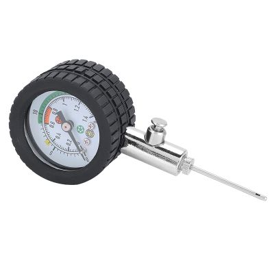 Pwshymi Easy to Read Antirust Portable Air Pressure Gauge Barometer Tool,for Basketball