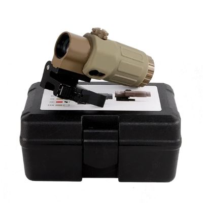 Gotical 3X Magnifier G3Sight Scope Airsoft with Switch to Side QD Mount for 20mm Rail, 3X Power, Shockproof and Weatherproof, Durable
