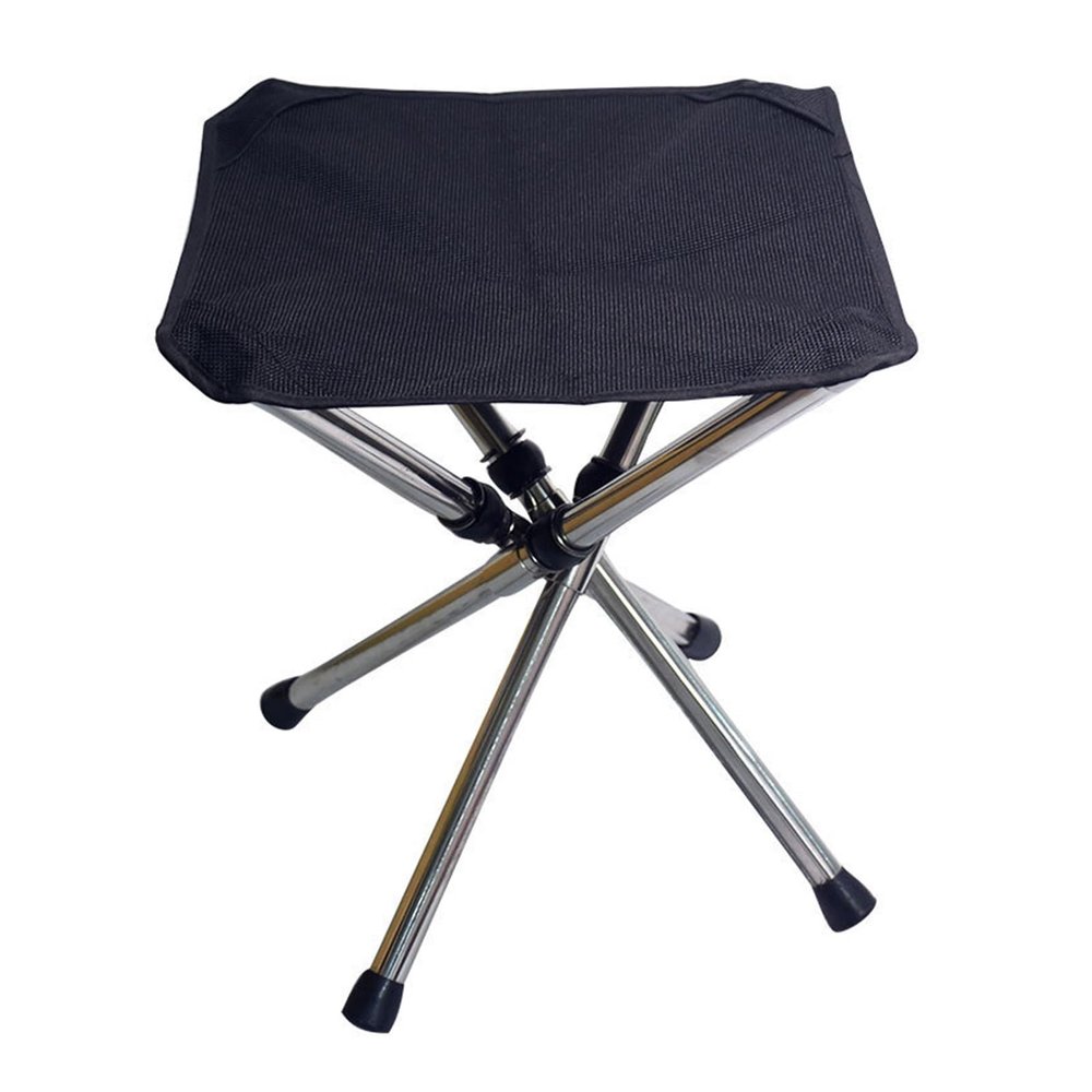 Fasion Outdoor Camping Retractable Folding Stool Portable Mazar Stool Camping Chair Stainless Steel Folding Fishing Stool Light