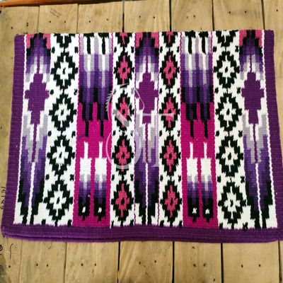 Horse Western Ranch Saddle pad/New Zealand Wool Western Saddle Blanket Top Wool Pad SP-013 (34" x 38")