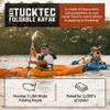 Tucktec 10' PRO Foldable Kayaks - Full Size Pink Folding Kayak - Portable Kayak for Adults - Made in USA - Pink view 2