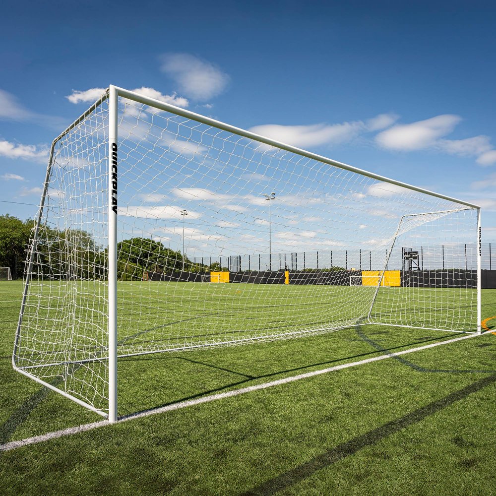 QuickPlay Match60 24x8 Aluminum Soccer Goal - Official 11v11