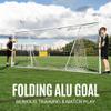 QuickPlay Match60 24x8 Aluminum Soccer Goal - Official 11v11 view 3